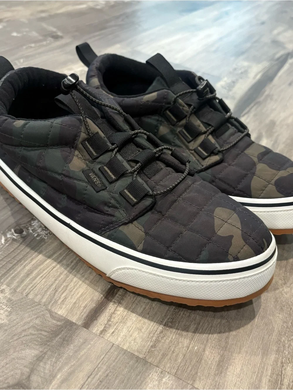 Vans Nylon Chukka Slip-Er in Woodland Camo Men’s SZ 10 UltraCush